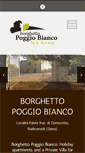 Mobile Screenshot of borghettopoggiobianco.com